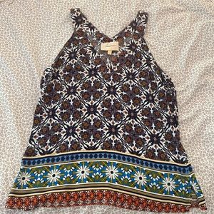 Skies are blue tank top